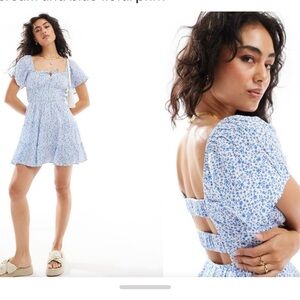 HOLLISTER OPEN BACK CHANNELED SKORT DRESS